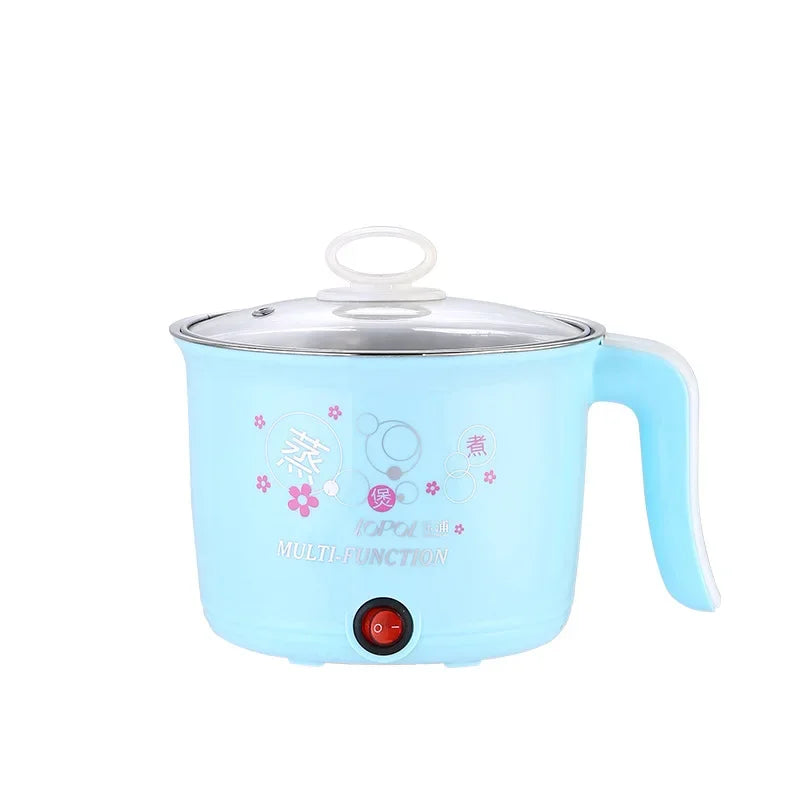 Multifunction Mini Electric Cooker 1-2 People Portable Hot Pot Multi Ramen Pot Mini Rice Cook Home Kitchen Appliance Korea 220V