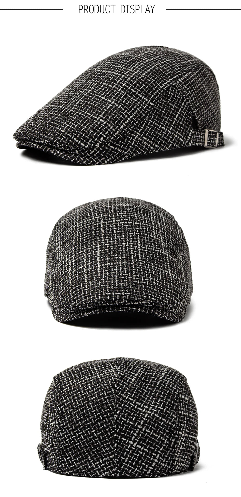 CNTANG 2024 New Men Beret Women Classic Vintage Linen Berets Summer Sun Visor Casual Duckbill Hats Newsboy Cap Unisex Adjustable