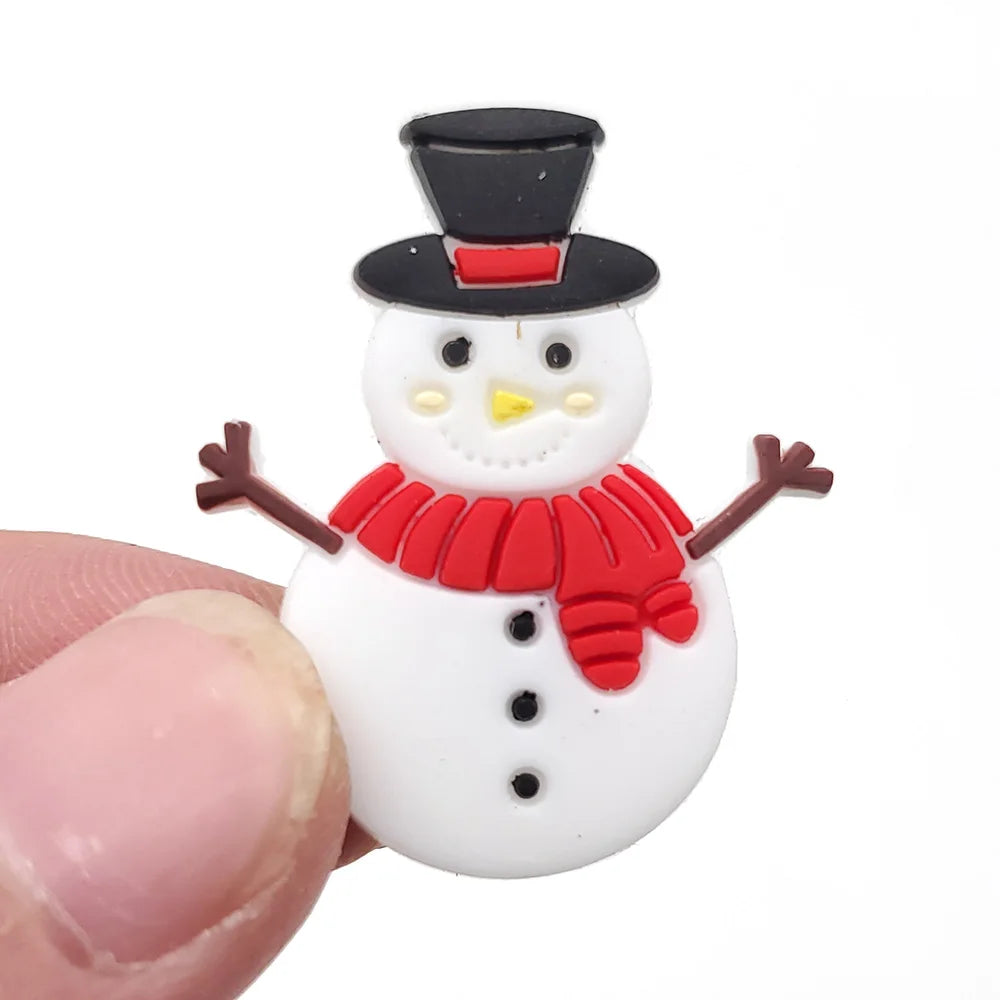 Christmas Snow Tree Shoe Charms for Clogs Sandals Decoration Shoe Accessories Charms for Friends Gifts
