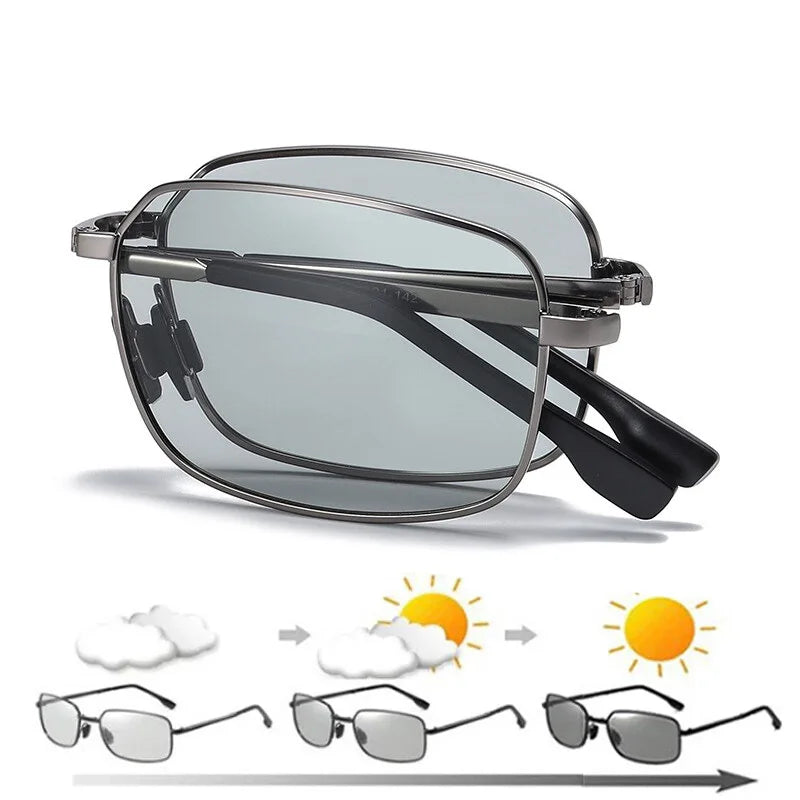 New Men Polarized Driving Sunglasses Vintage Photochromic Sun Glasses Male Day Night Vision Driver's Eyewear UV400 Gafas De Sol