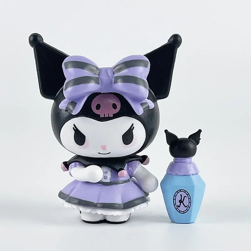 Sanrio Blind Box Cute Cartoon Kuromi Doll Action Figure Model Blind Box Girl&Child Toys Desktop Decoration Holiday Gifts