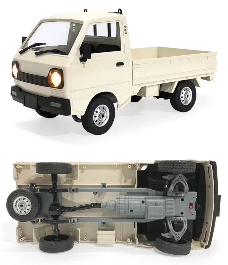 WPL D12 1:10 / 1:16 RC CAR Simulation Drift Climbing Truck LED Light Haul Cargo Remote Control Electric Toys For Children