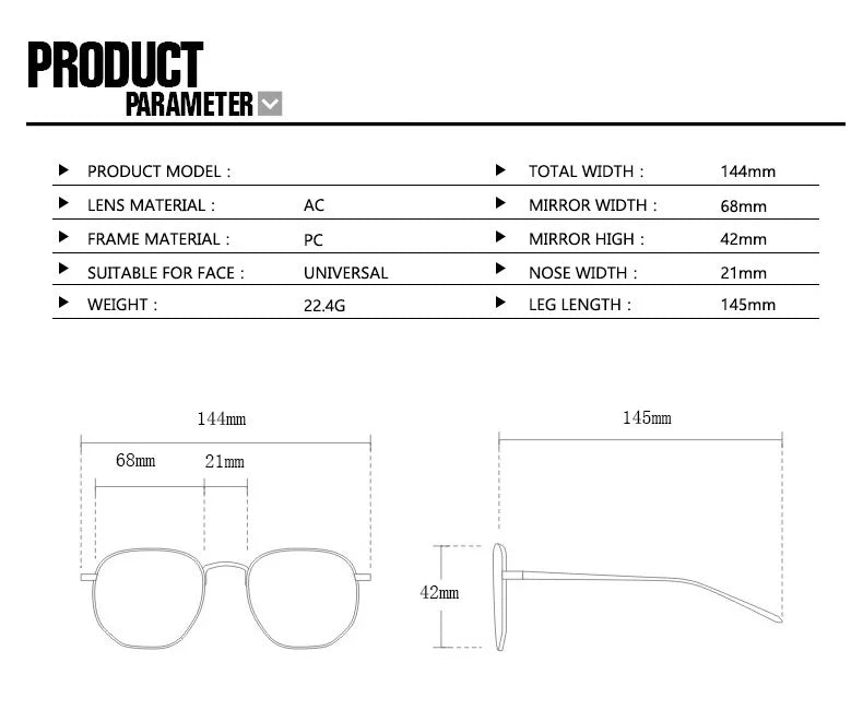 Oval Small Frame Luxury Brand Woman Sunglasses Women Retro Female Glasses Anti-blue Light Eyeglasses Trend Ladies Glasses men