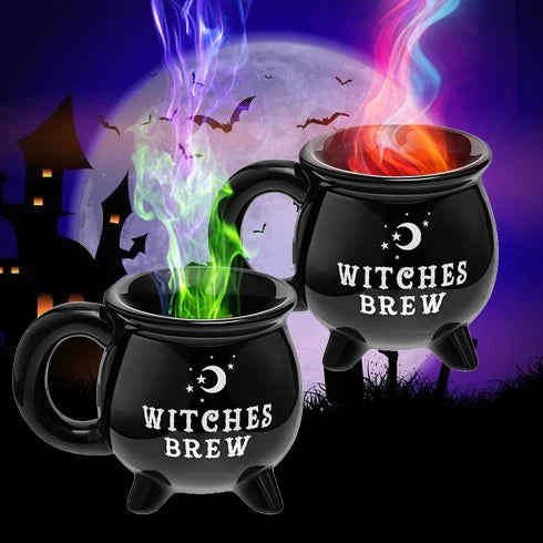 1pc Halloween Witches Brew Cauldron Coffee Mug Ceramic Coffee Cups 12 Oz Mug Ceramic Witchy Gifts Witch Decor Halloween Mug
