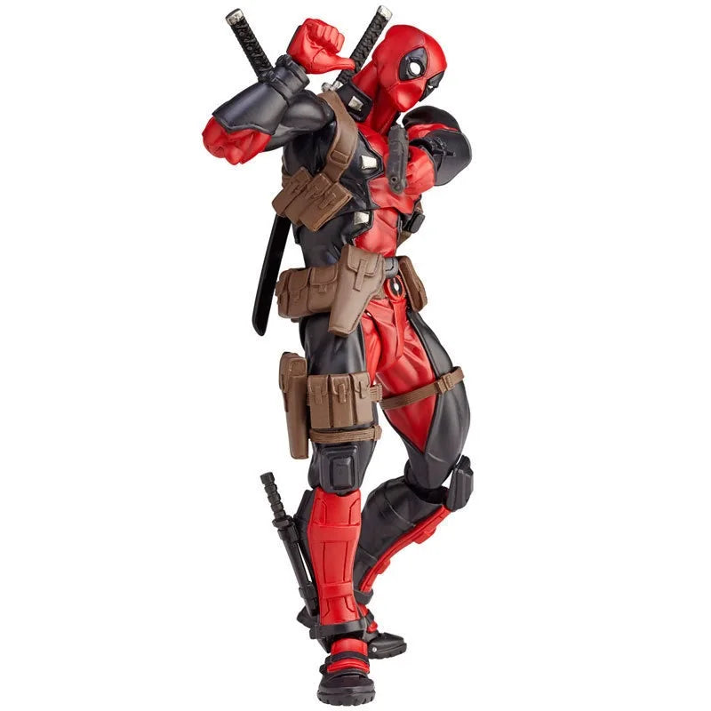Revoltech Yamaguchi Deadpool Action Figure X-Men Mutants legends Joint Movable KAIYODO Movie Model Toys for Kids Gift