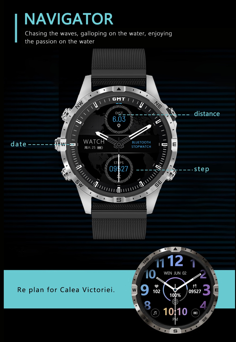 Aolon GT5pro Smart Watch Men 1.6 inch Full Screen HD Bluetooth Call 100+Sport Fitness Tracker Waterproof Smartwatch With compass