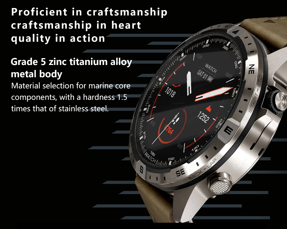 Aolon GT5pro Smart Watch Men 1.6 inch Full Screen HD Bluetooth Call 100+Sport Fitness Tracker Waterproof Smartwatch With compass