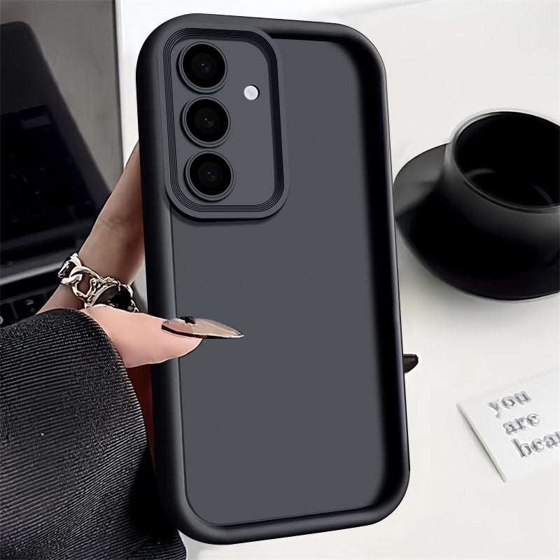 Candy Color Phone Case For Samsung S24 S23 S22 Ultra Plus S21 FE A14 A34 A15 A35 A52 A53 A54 5G Shockproof Soft Silicone Cover