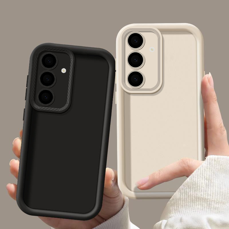 Candy Color Phone Case For Samsung S24 S23 S22 Ultra Plus S21 FE A14 A34 A15 A35 A52 A53 A54 5G Shockproof Soft Silicone Cover