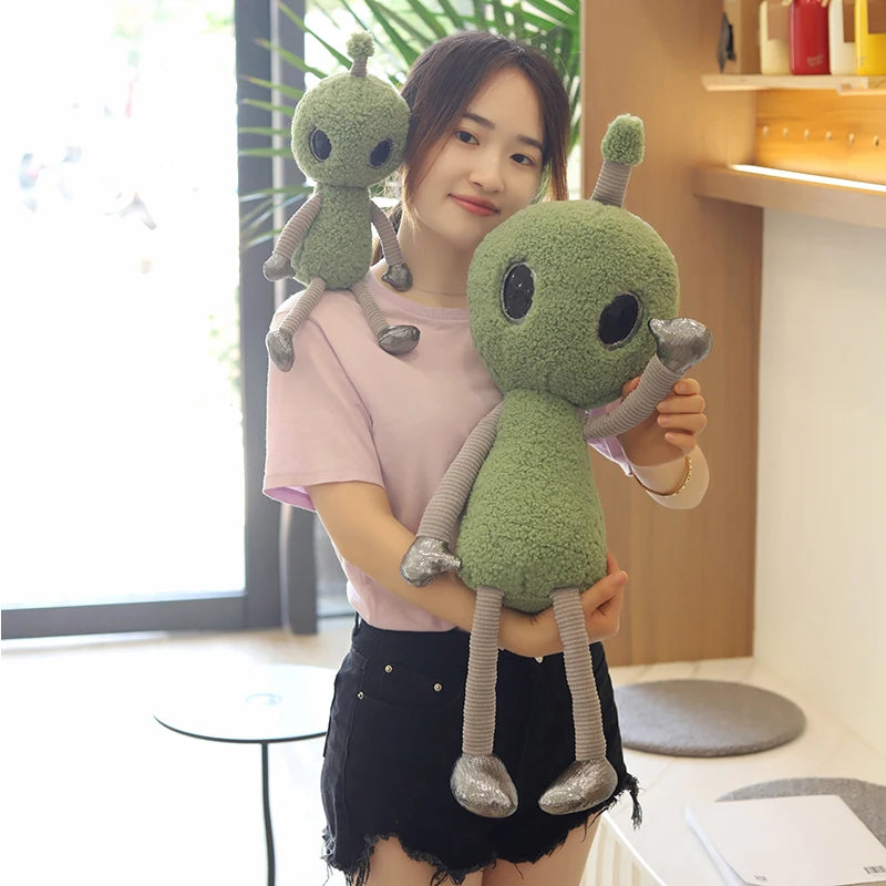 38-68cm Science Fiction Movie Figure Alien Strange Plush Toy Soft Planet Creature ET Stuffed Doll Kids Cartoon Unique Ugly Gift