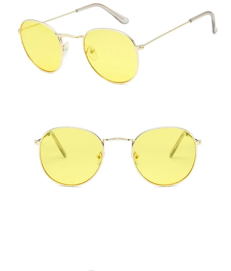 LeonLion 2023 Round Retro Sunglasses Men Round Vintage Glasses for Men/Women Luxury Eyewear Men Metal Lunette Soleil Homme UV400