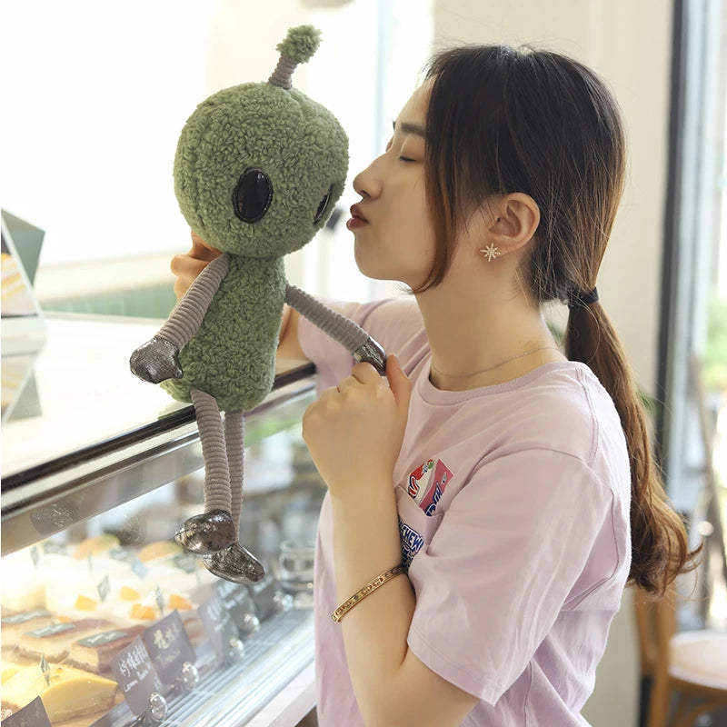 38-68cm Science Fiction Movie Figure Alien Strange Plush Toy Soft Planet Creature ET Stuffed Doll Kids Cartoon Unique Ugly Gift