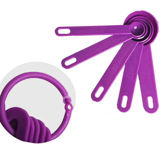 New 5Pcs/set Kitchen Measuring Spoon Teaspoon Coffee Sugar  Cups With Scale Tools Dropship Scoop Baking Cooking