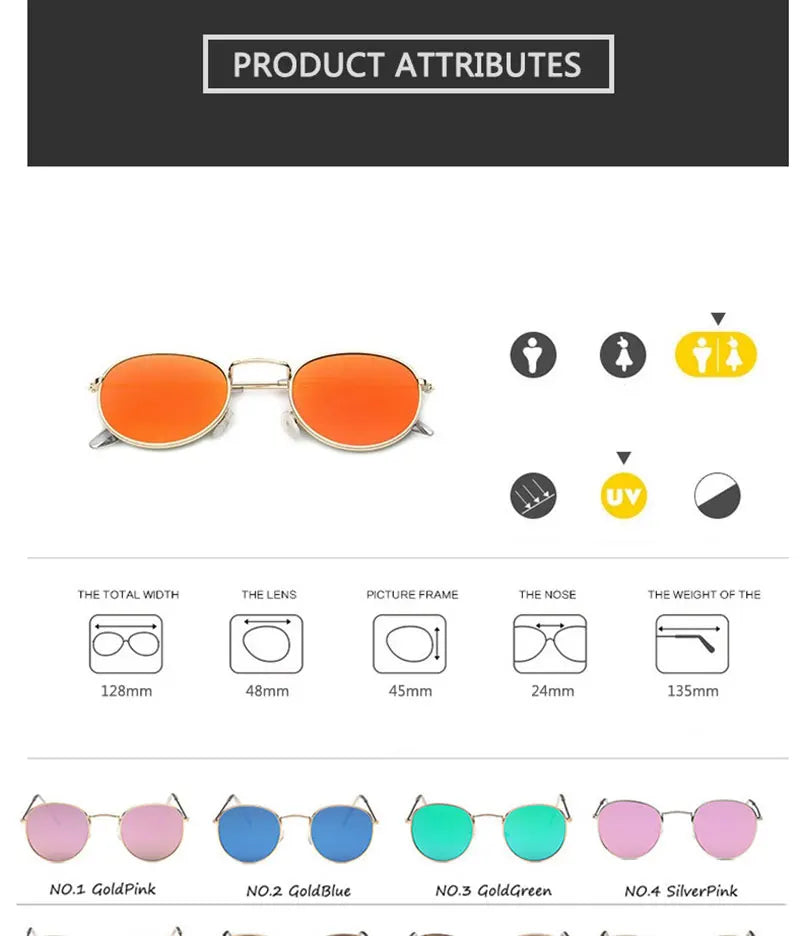 LeonLion 2023 Round Retro Sunglasses Men Round Vintage Glasses for Men/Women Luxury Eyewear Men Metal Lunette Soleil Homme UV400