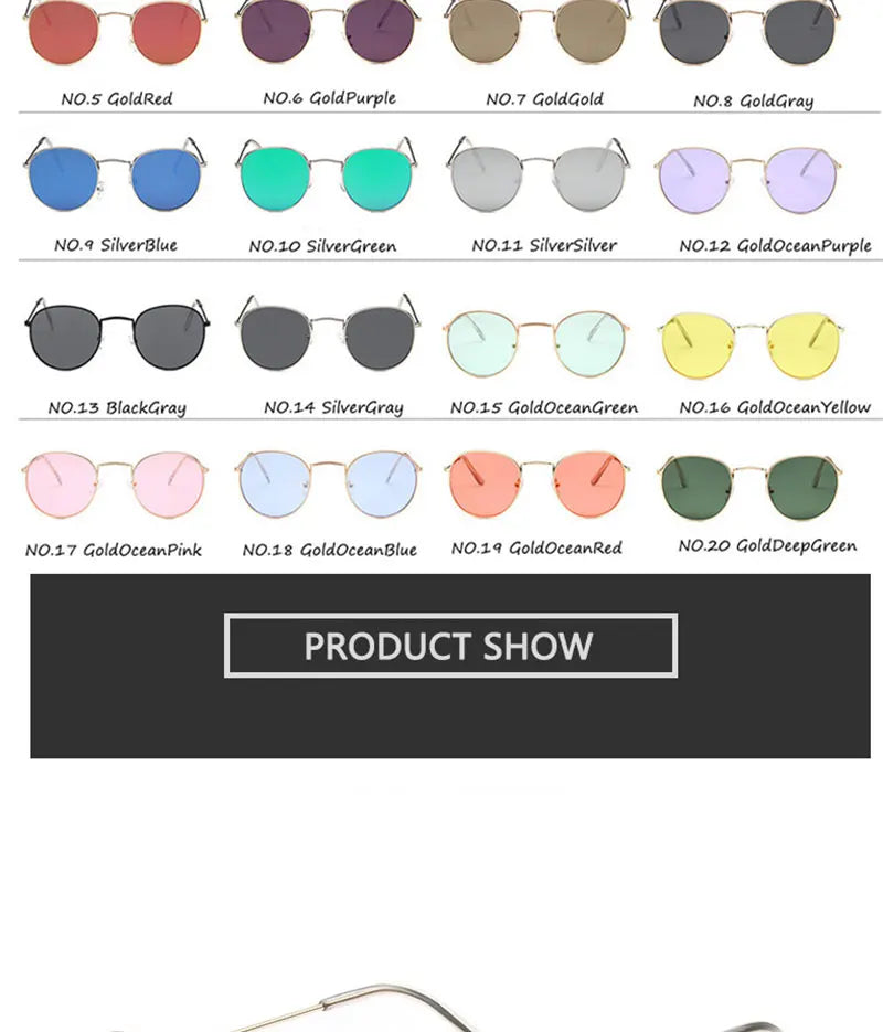 LeonLion 2023 Round Retro Sunglasses Men Round Vintage Glasses for Men/Women Luxury Eyewear Men Metal Lunette Soleil Homme UV400