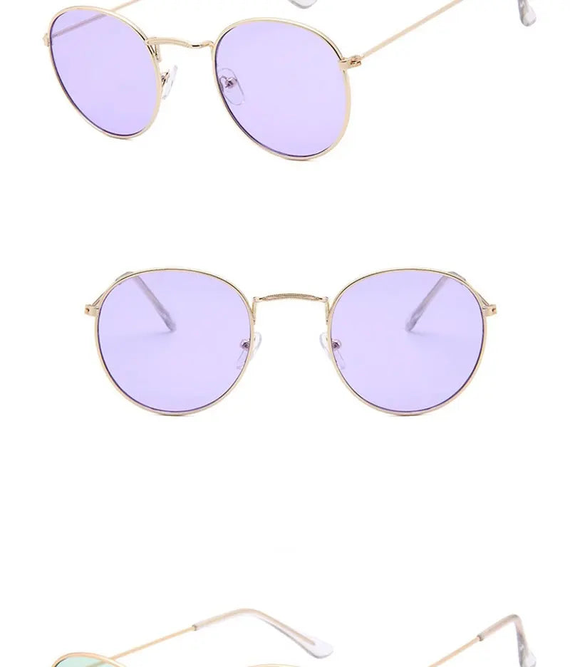 LeonLion 2023 Round Retro Sunglasses Men Round Vintage Glasses for Men/Women Luxury Eyewear Men Metal Lunette Soleil Homme UV400