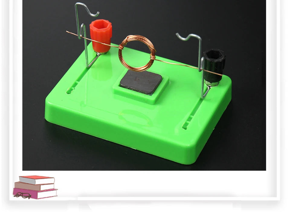 DIY DC Electrical Motor Model electromagnetic swing Physics Experiment Aids Children Educational Students Toy School Science