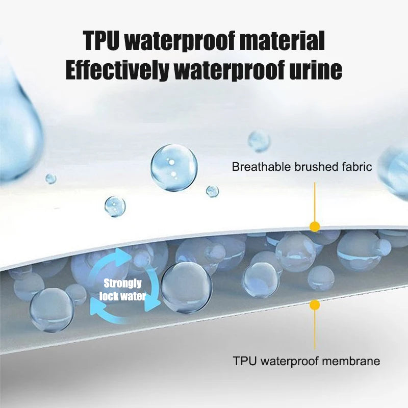 New Waterproof Mattress Cover Topper Washable Bed Cover Thickened Mattress Protector Cover Queen Size Bed Sheet Anti-mites Pad