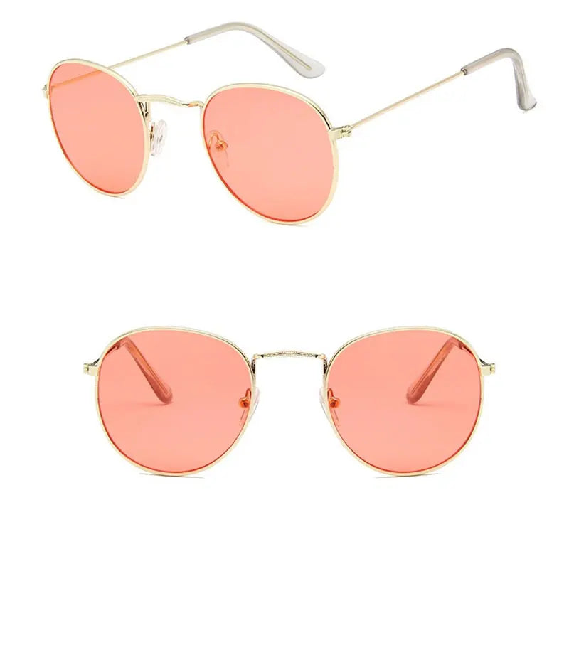 LeonLion 2023 Round Retro Sunglasses Men Round Vintage Glasses for Men/Women Luxury Eyewear Men Metal Lunette Soleil Homme UV400