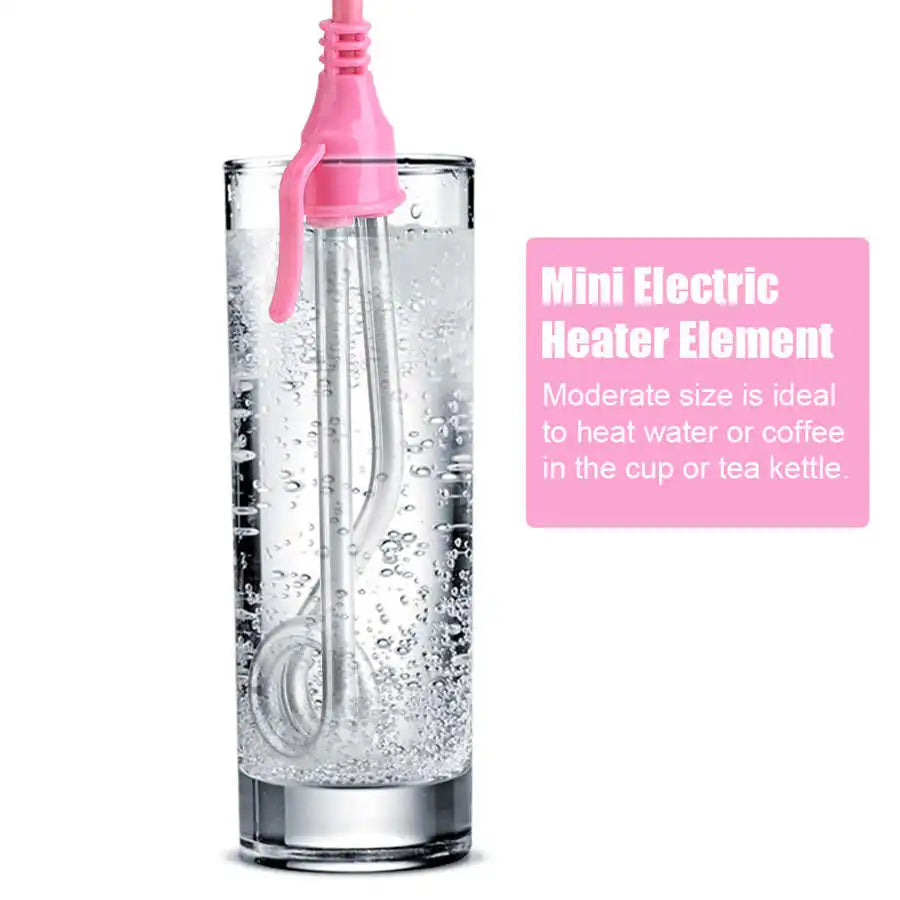Electric Heater Mini Boiler Hot Water Coffee Immersion Travel Use 600W CN Plug 220V Water Immersion Heater Rod