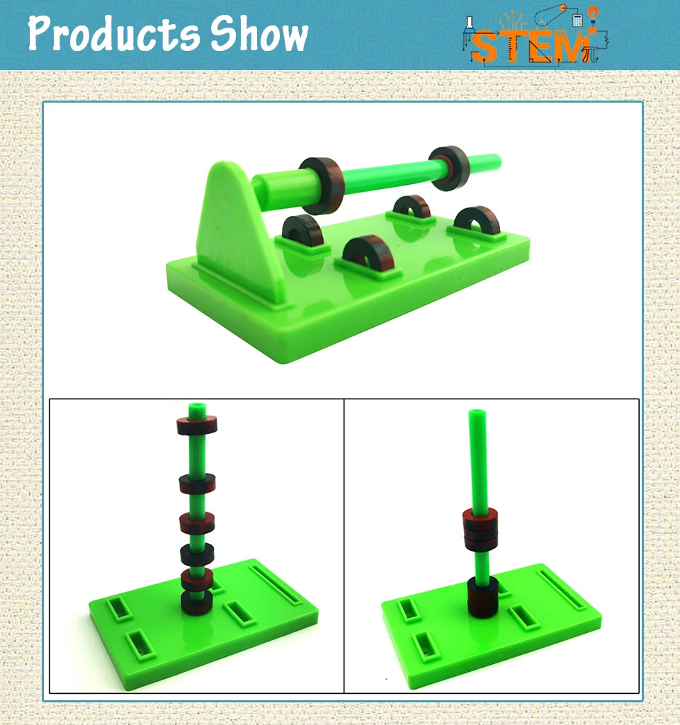 Science Physical experiment homemade Magnetic Levitation Suspension DIY materials,home school educational kit for kids students