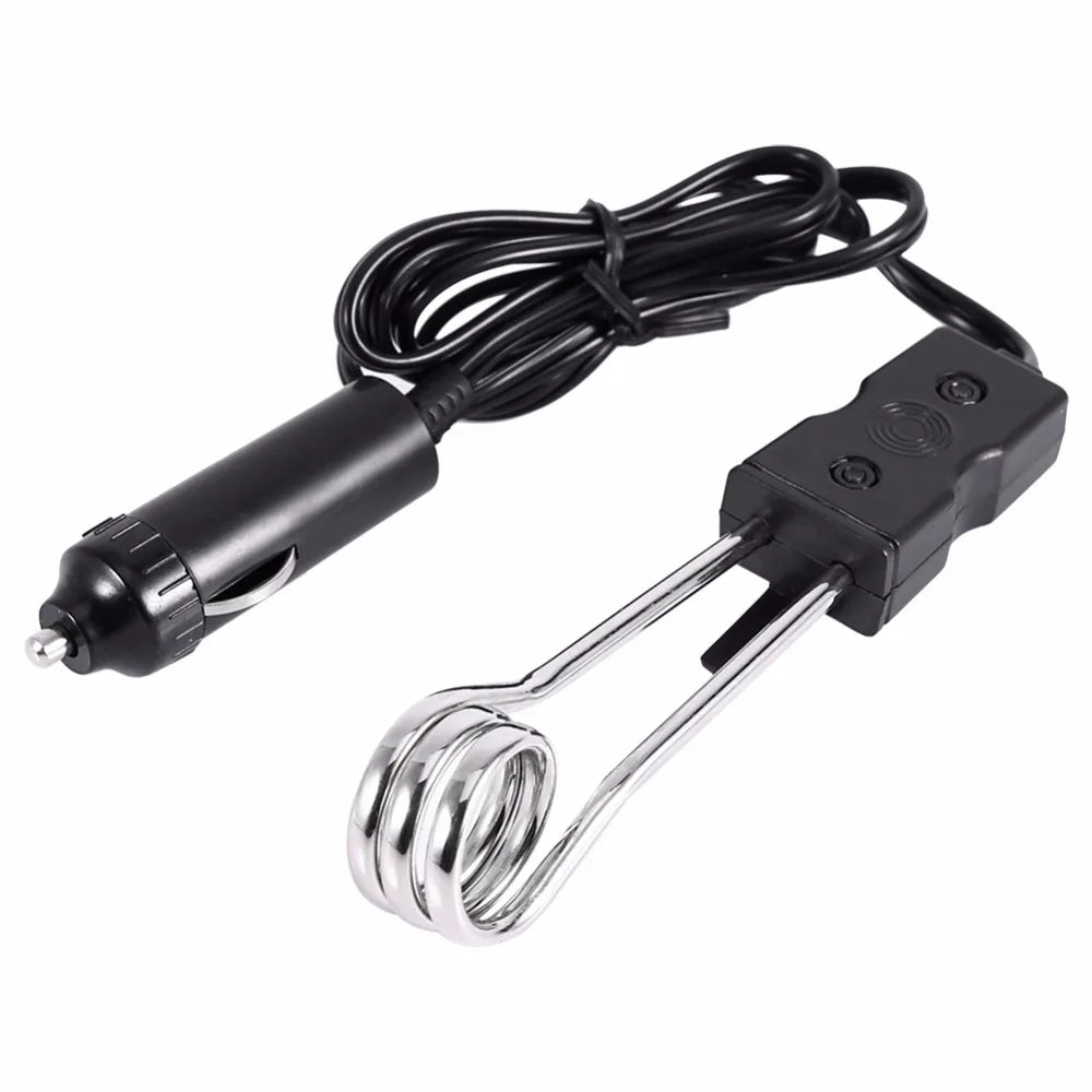 Mini Electric Water Heater Immersion Instantaneous Water Heating Rod 12V/24V Portable Car Hot Water Boiler Heater