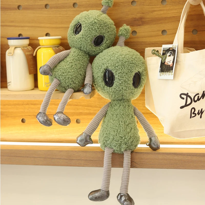 38-68cm Science Fiction Movie Figure Alien Strange Plush Toy Soft Planet Creature ET Stuffed Doll Kids Cartoon Unique Ugly Gift
