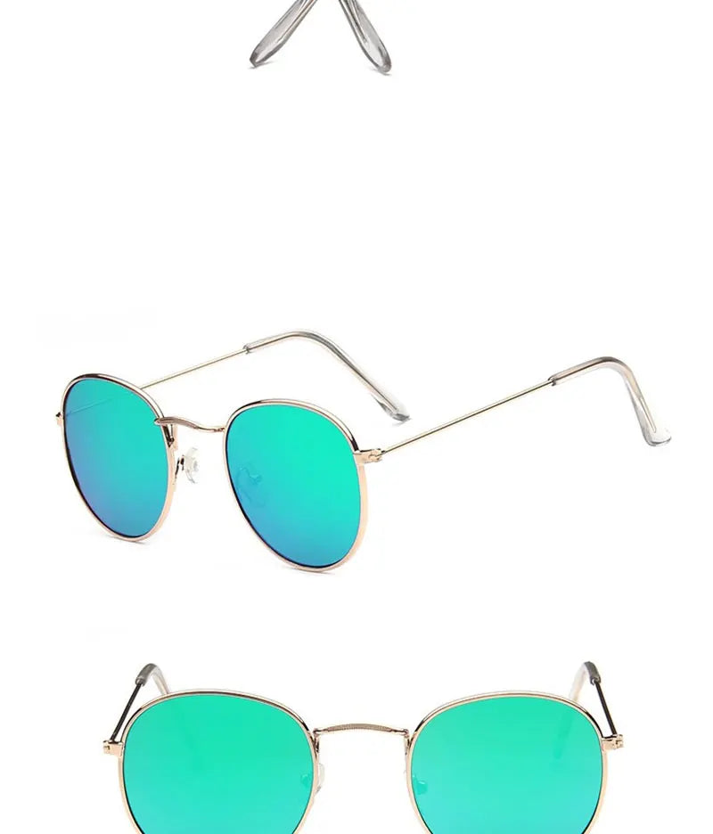 LeonLion 2023 Round Retro Sunglasses Men Round Vintage Glasses for Men/Women Luxury Eyewear Men Metal Lunette Soleil Homme UV400