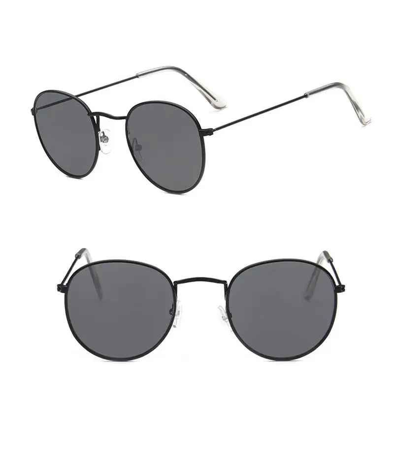 LeonLion 2023 Round Retro Sunglasses Men Round Vintage Glasses for Men/Women Luxury Eyewear Men Metal Lunette Soleil Homme UV400