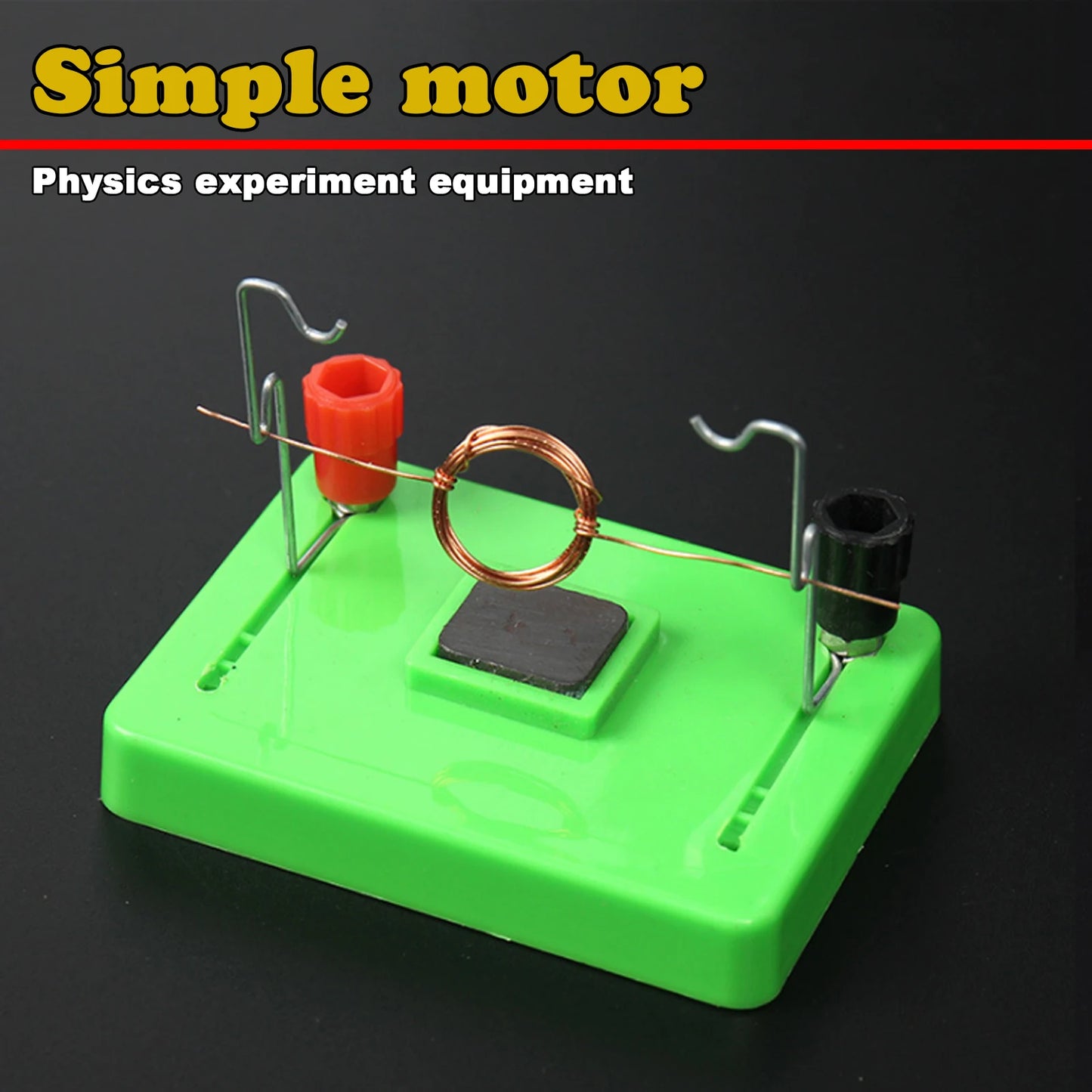 DIY DC Electrical Motor Model electromagnetic swing Physics Experiment Aids Children Educational Students Toy School Science