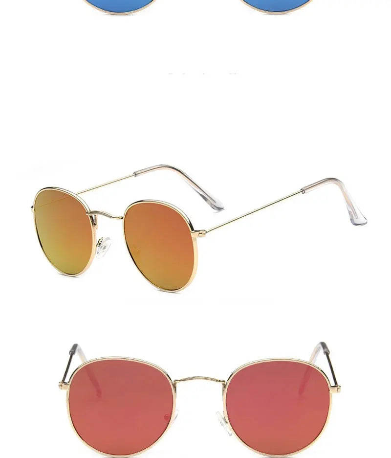 LeonLion 2023 Round Retro Sunglasses Men Round Vintage Glasses for Men/Women Luxury Eyewear Men Metal Lunette Soleil Homme UV400