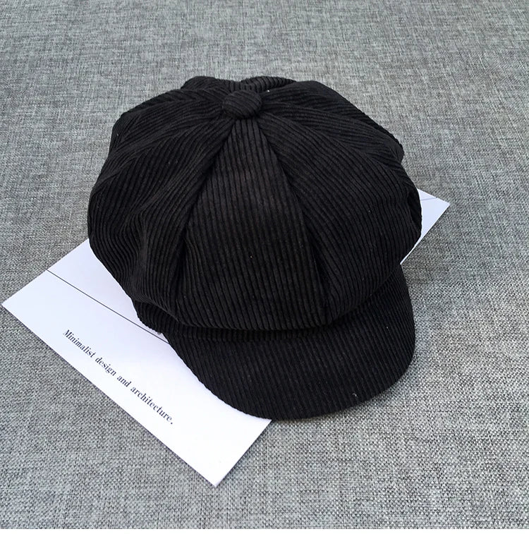 COKK Newsboy Cap Beret Women Vintage Beret Painter Winter Hats For Women Men Octagonal Caps Female Bone Male New 11.11 Hats