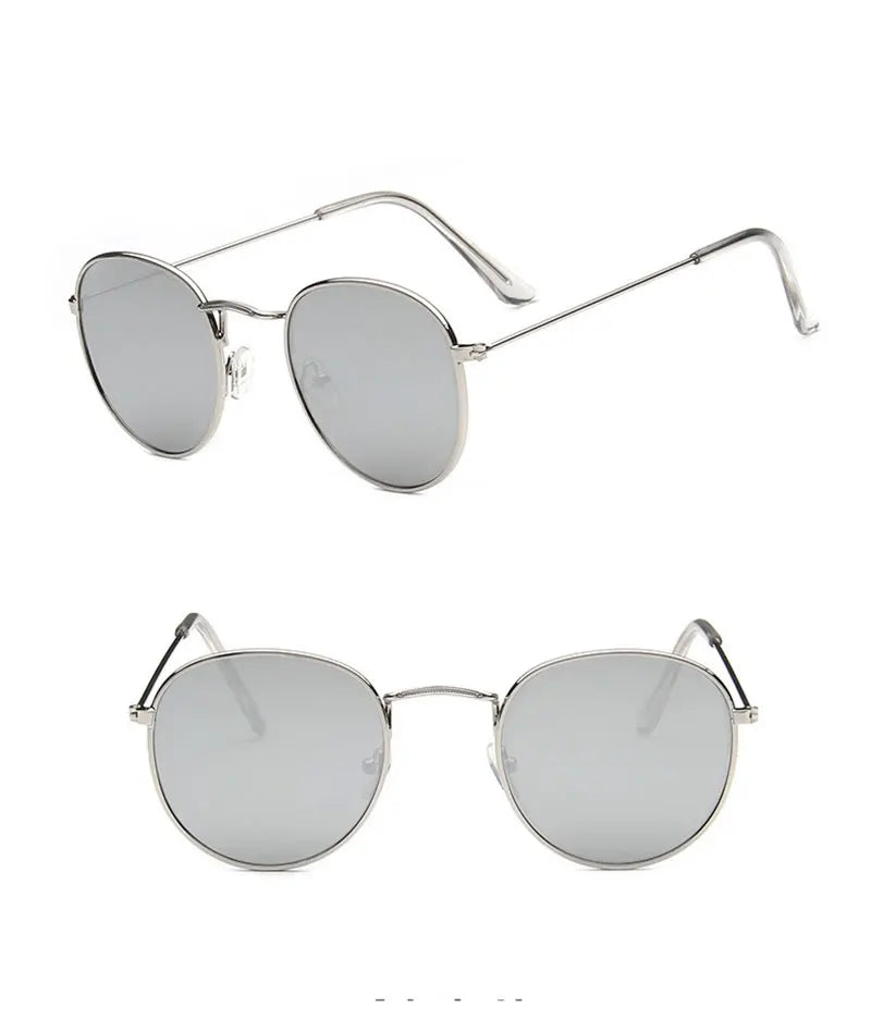 LeonLion 2023 Round Retro Sunglasses Men Round Vintage Glasses for Men/Women Luxury Eyewear Men Metal Lunette Soleil Homme UV400