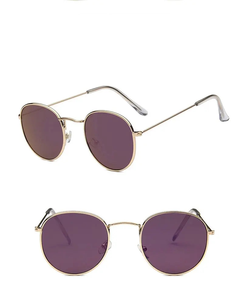 LeonLion 2023 Round Retro Sunglasses Men Round Vintage Glasses for Men/Women Luxury Eyewear Men Metal Lunette Soleil Homme UV400