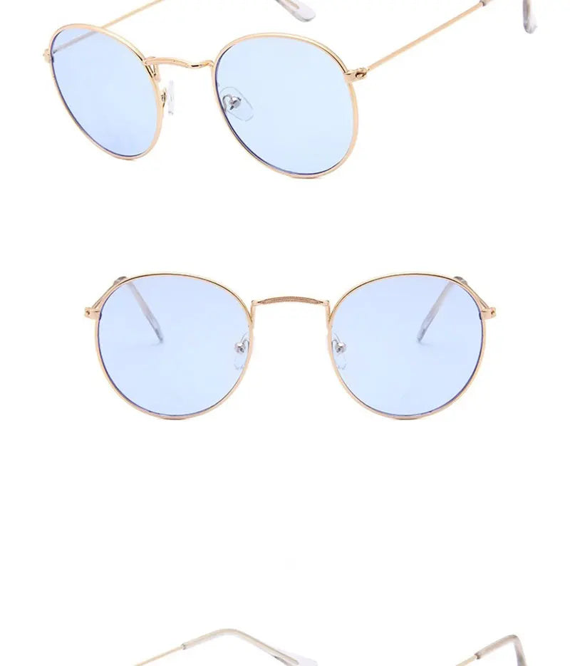 LeonLion 2023 Round Retro Sunglasses Men Round Vintage Glasses for Men/Women Luxury Eyewear Men Metal Lunette Soleil Homme UV400