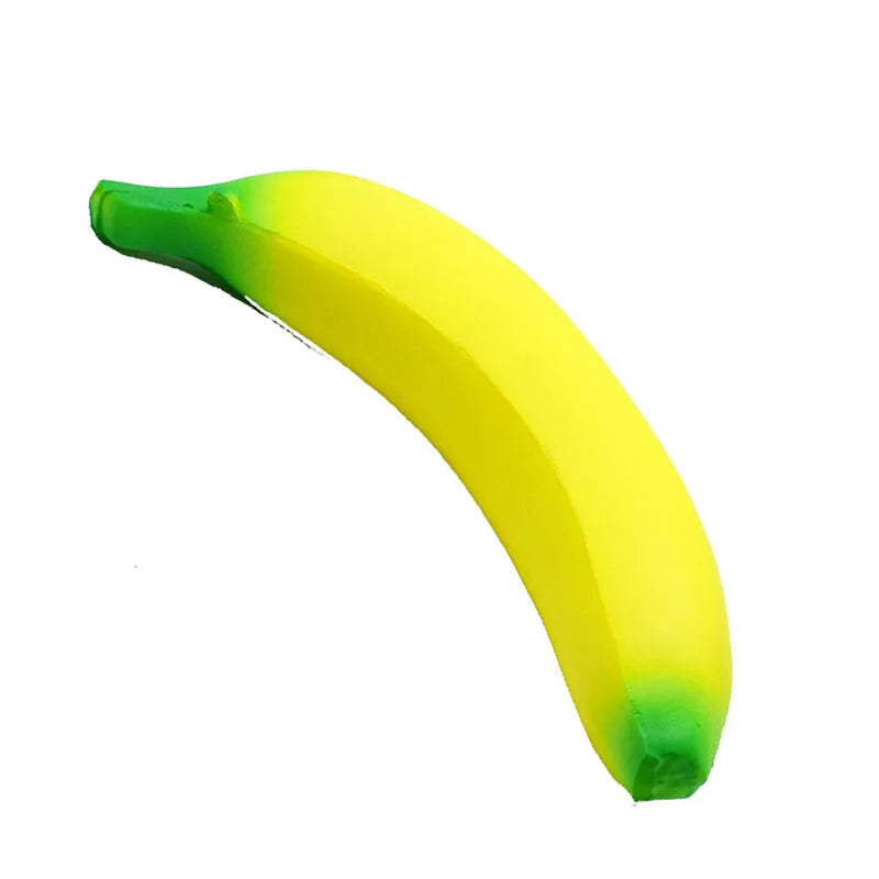 Anti-stress Squishy Banana Toys Slow Rising Jumbo Squishy Fruit Squeeze Toy Funny Stress Reliever Reduce Pressure Prop