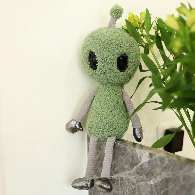38-68cm Science Fiction Movie Figure Alien Strange Plush Toy Soft Planet Creature ET Stuffed Doll Kids Cartoon Unique Ugly Gift