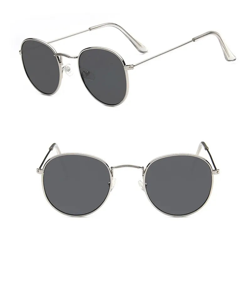 LeonLion 2023 Round Retro Sunglasses Men Round Vintage Glasses for Men/Women Luxury Eyewear Men Metal Lunette Soleil Homme UV400