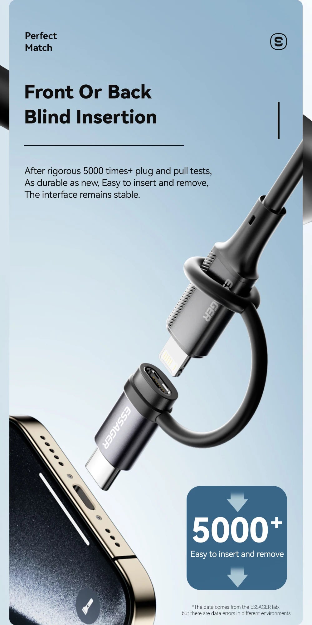Essager Lighting To USB C Adapter 3A Fast Charging OTG for iPhone 15 xr Pro Type C To Lighting iPhone Connector OTG Converter