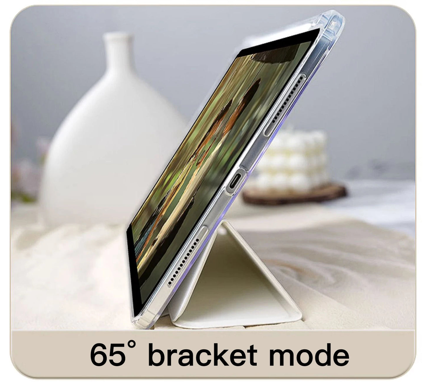 For 2024 iPad Pro 11 iPad 10th Generation iPad 10.2 7 8th  9th  Cover Gen  iPad Air6 4 5 10.9 13in 12.9 M2 M4 Pencil Holder Case