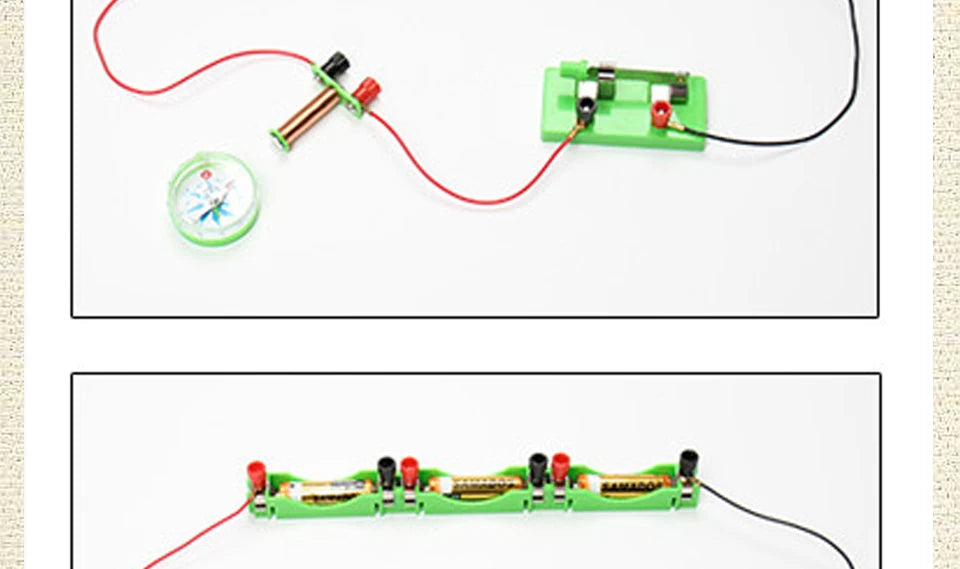 Physics Labs Circuit Learning Kit Basic Electricity Discovery Principles Kit for School Teacher Student Science Study Parallel