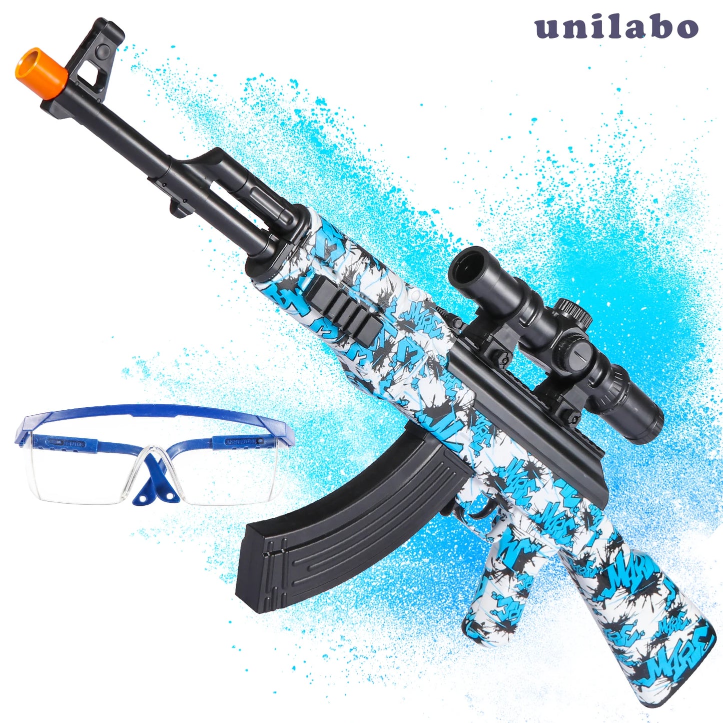 M416 Electric Blaster Gun Set, High Precision Shooting Toy, Perfect Outdoor Toy Gift for Birthday (Bullets Excluded)