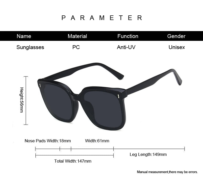 Square Sunglasses Women Designer Luxury Cat Eye Sun Glasses Female Classic Vintage  Eyewear UV400 Outdoor Oculos De Sol