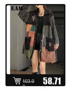 [EAM] Elegant Gray Knitting Cardigan Sweater Loose Fit V-Neck Long Sleeve Women New Fashion Tide Autumn Winter 2025 1DF2337