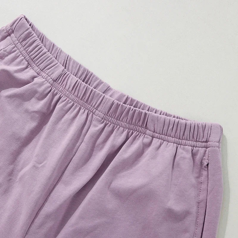 Casual Loose 95% Cotton Shorts Knitted Women High-wasit Soft Streetwear Sport Running Basic Summer Short With Pockect Mujer