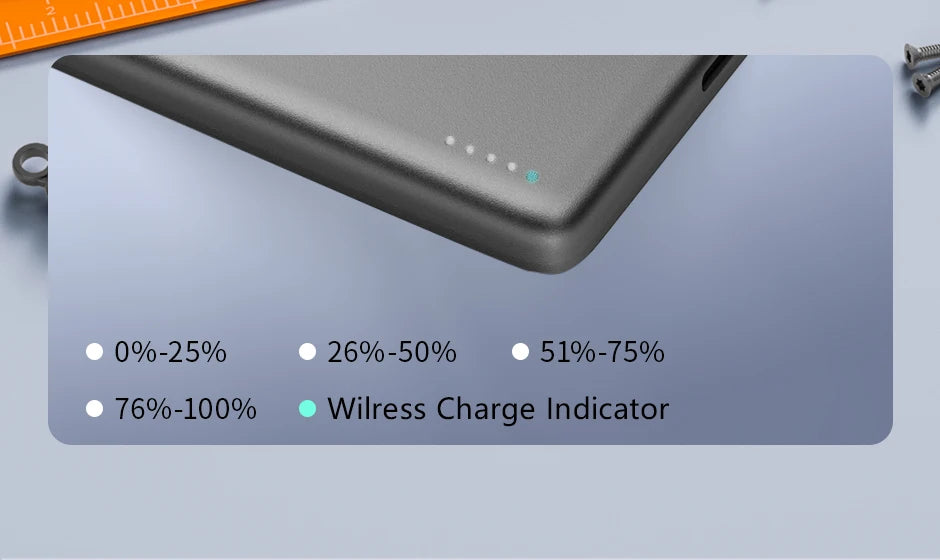 MOVESPEED S05 Magnetic Power Bank 5000mAh 20WPD Wireless Powerbank Slim Portable Battery Charger for iPhone 16 15 Samsung 24 23