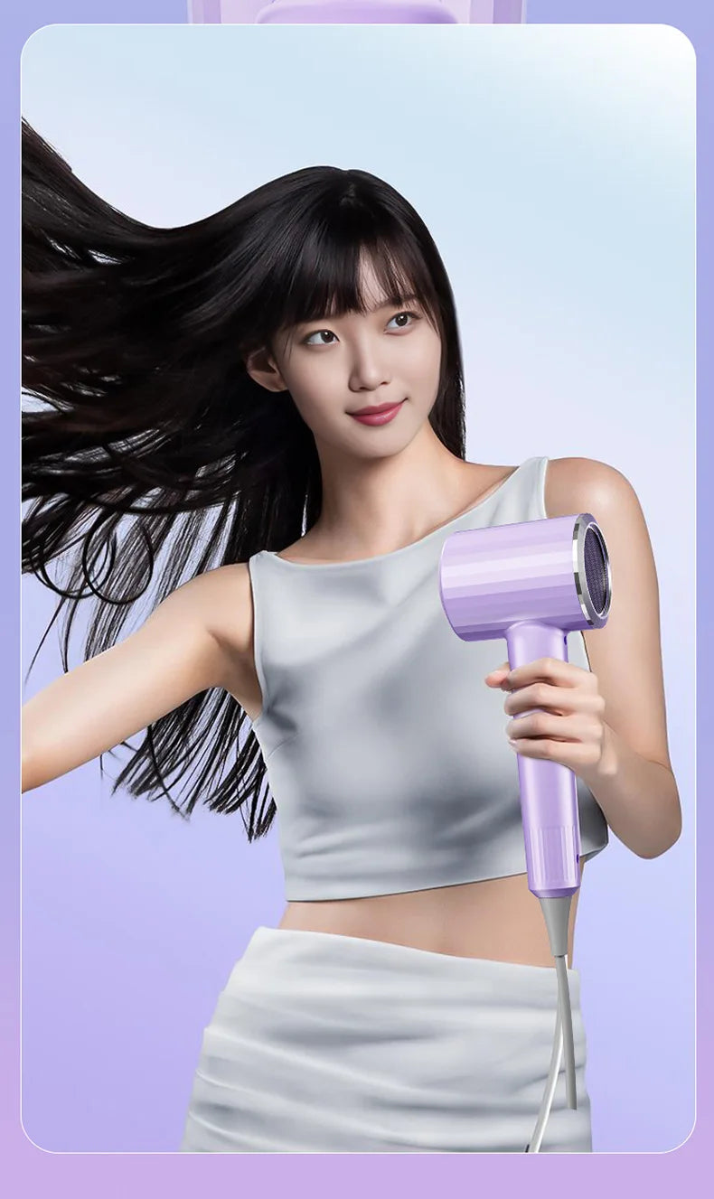 High Speed Electric Turbine Airflow Low-Noise Constant Temperature Fast Drying Hair Dryer EU/US/UK/AU Plug for Home Salons