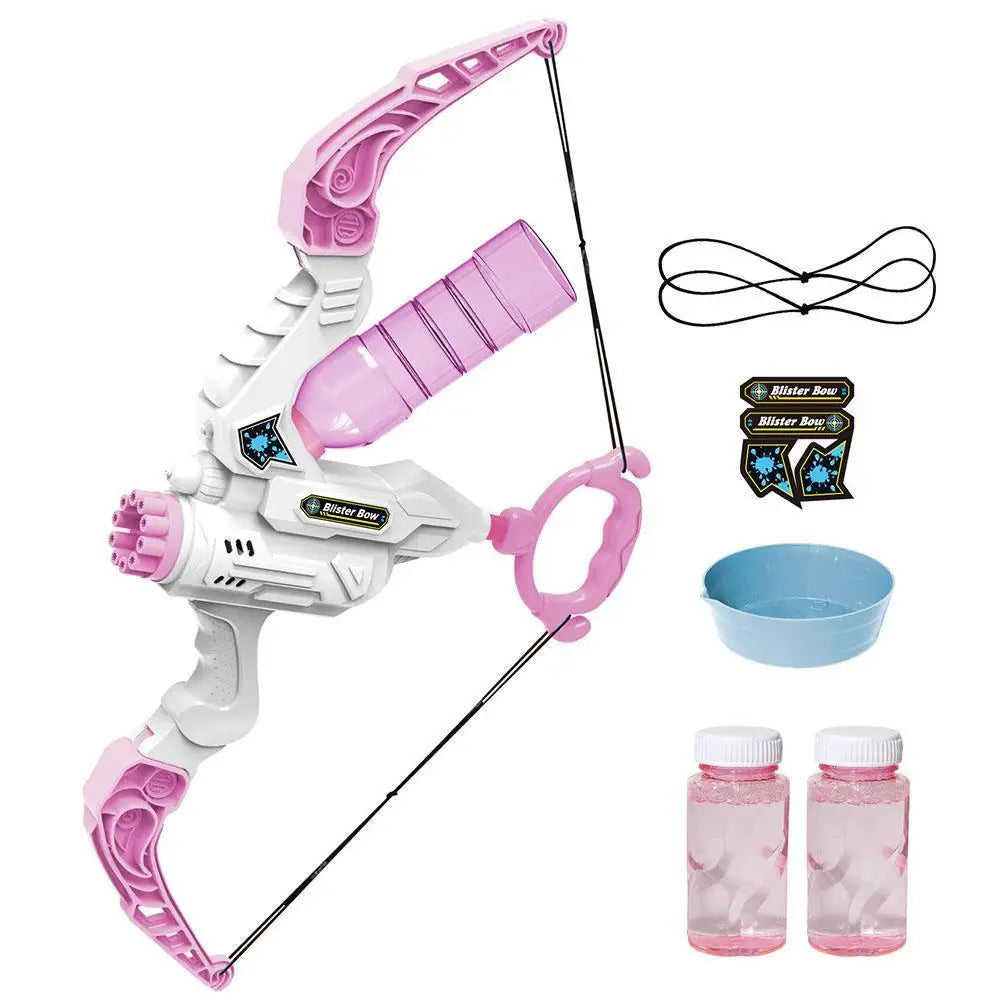 69Holes Rocket Bubble Gun ，Automatic Bubbles Machine Gun Launcher Shape Blower Soap Toys For Kid Bubble Machine Party Supplies
