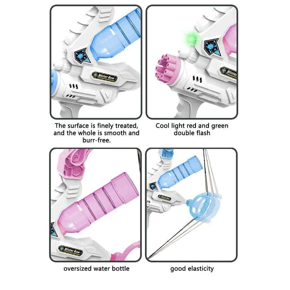 69Holes Rocket Bubble Gun ，Automatic Bubbles Machine Gun Launcher Shape Blower Soap Toys For Kid Bubble Machine Party Supplies