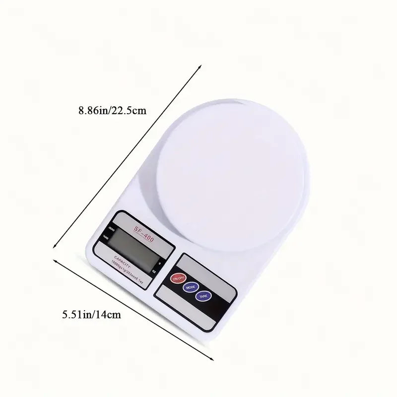 Digital Kitchen Scale 10kg/1g Precise Food Balance Electronic Scale LCD Display Portable Digital Scales Kitchen Accessories